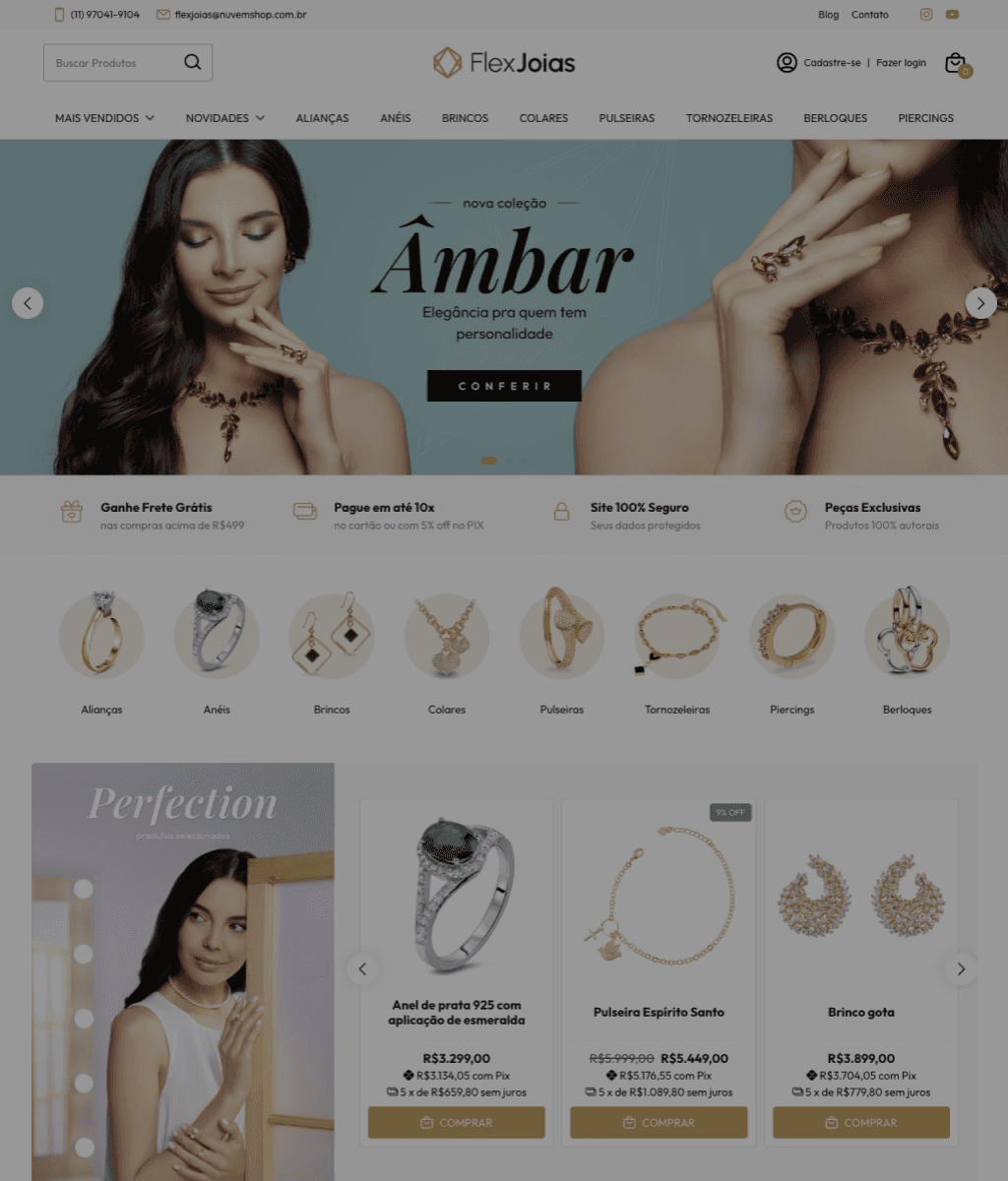 Mockup de site weblin