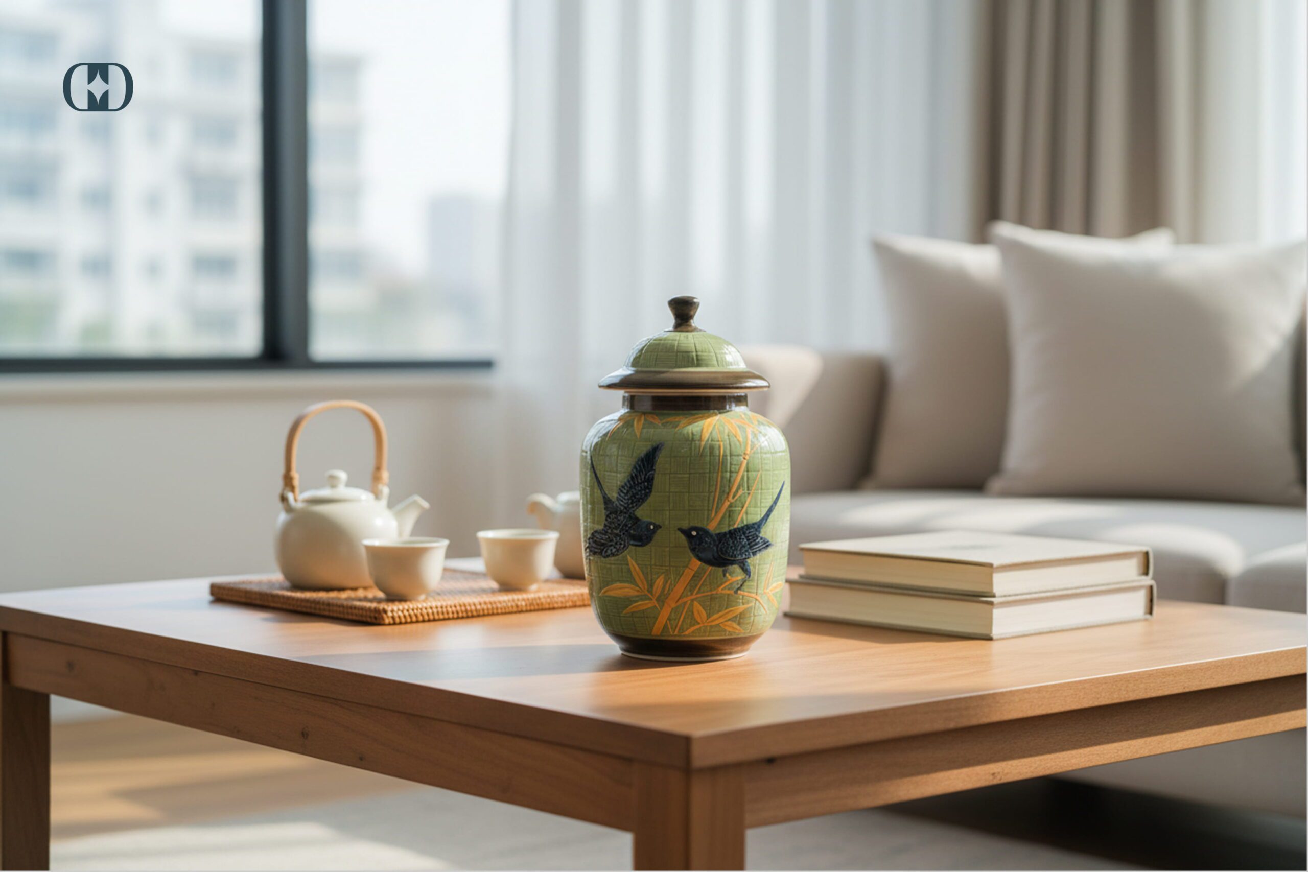 bình gốm cho người mệnh mộc