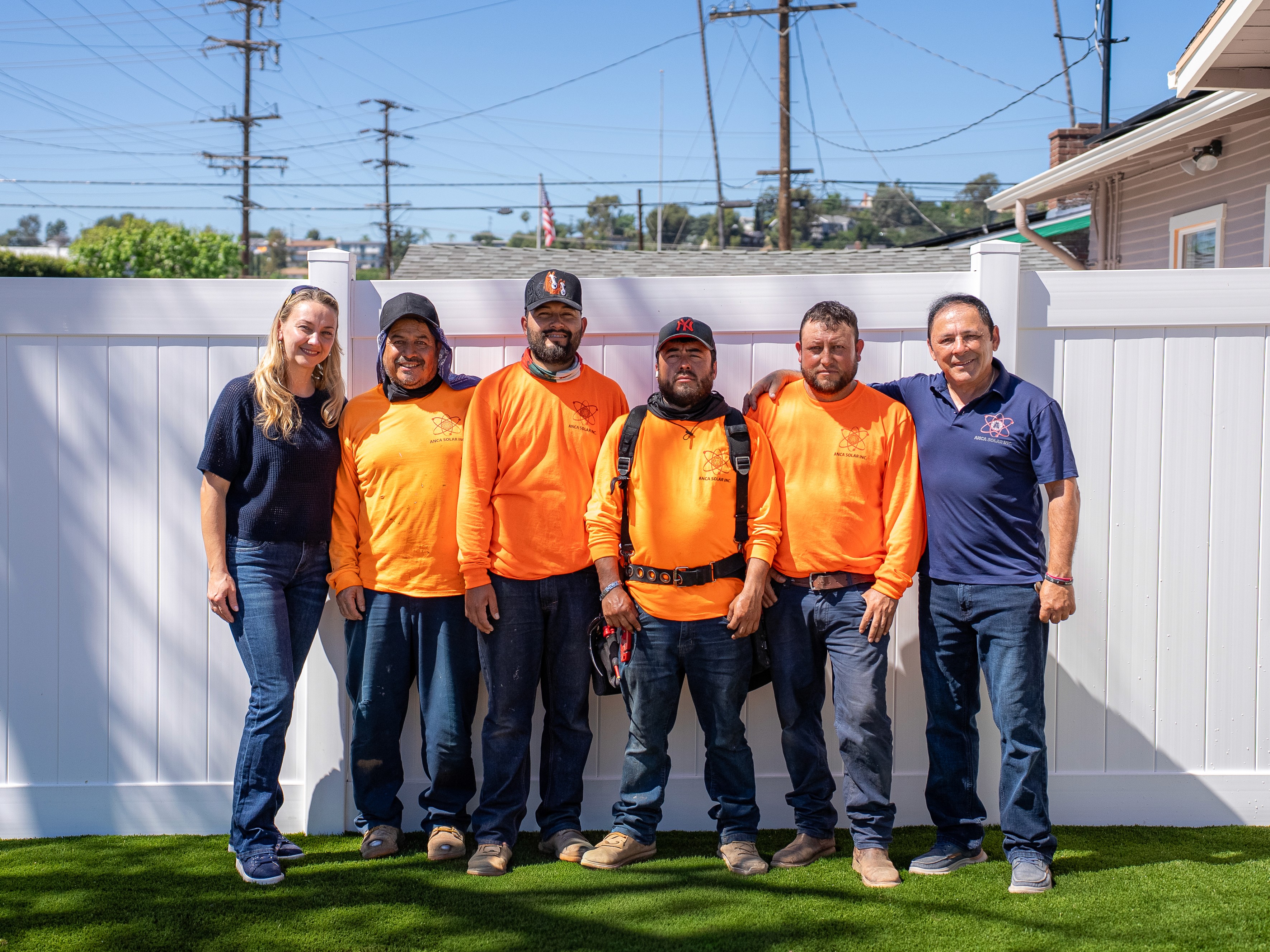 Anca Solar licensed installation team Los Angeles CSLB 873768