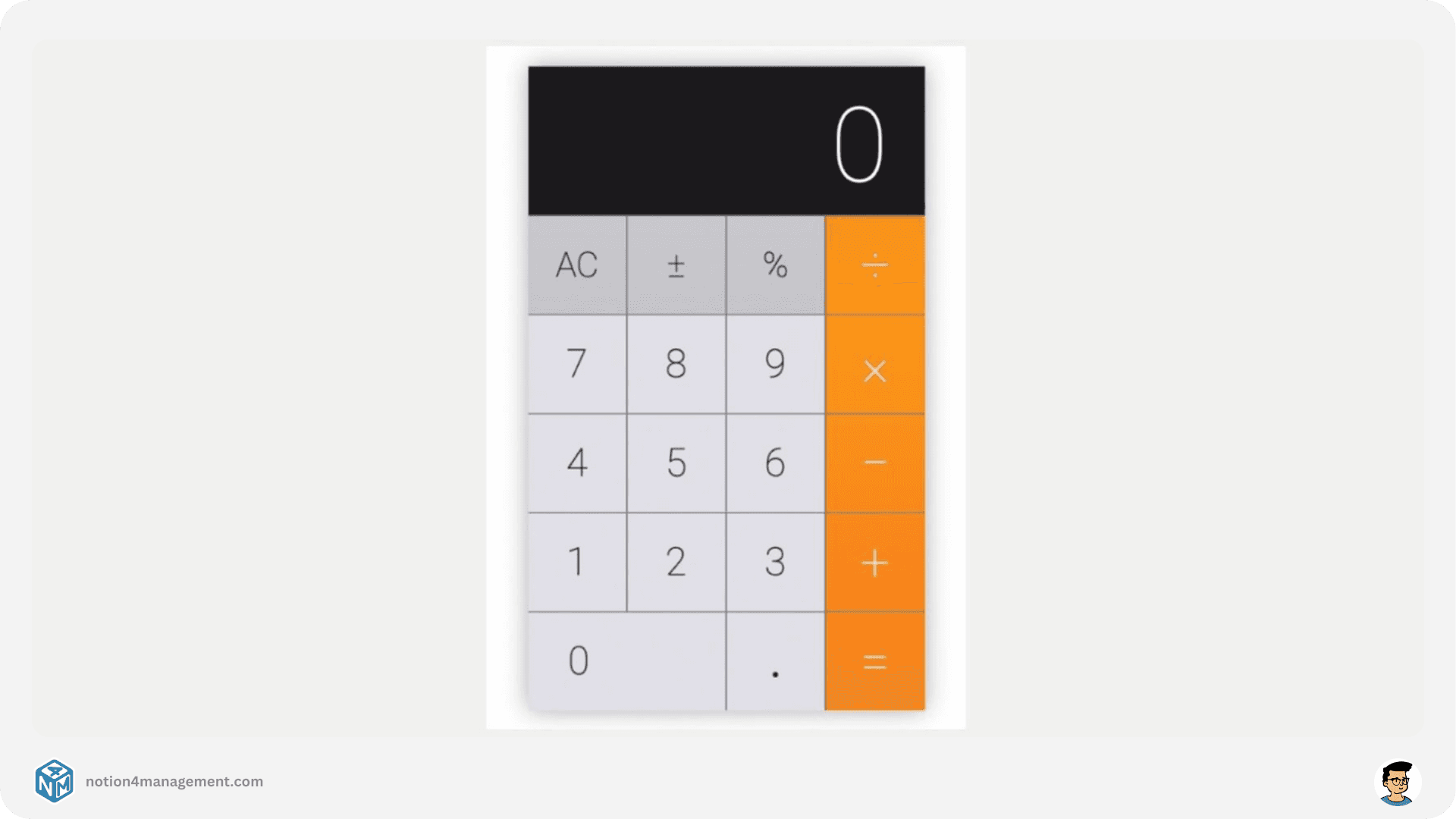 Notion Calculator Widget