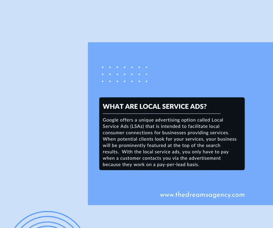 A definition post explaining what are local service ads