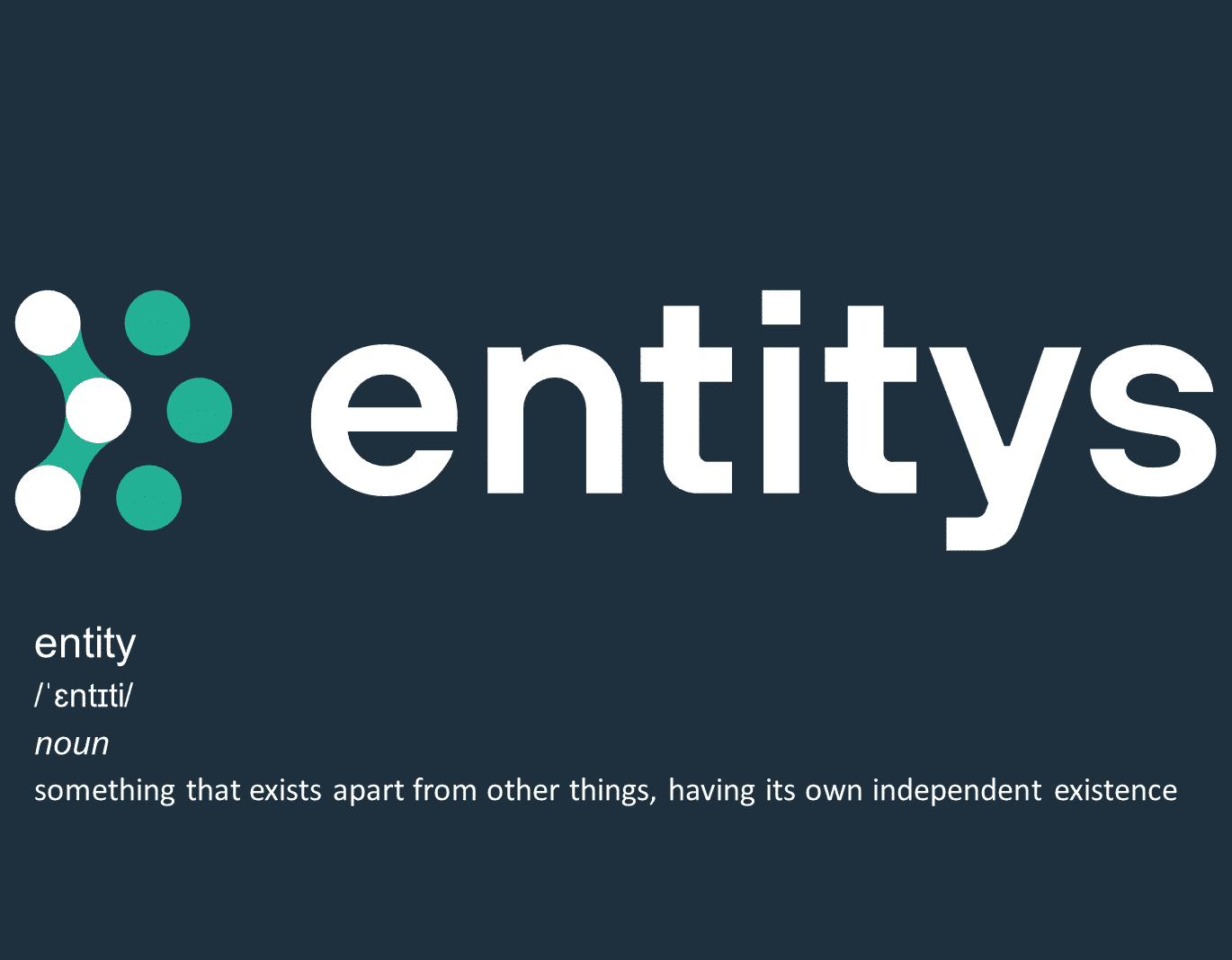 entitys Wortmarke Grafik