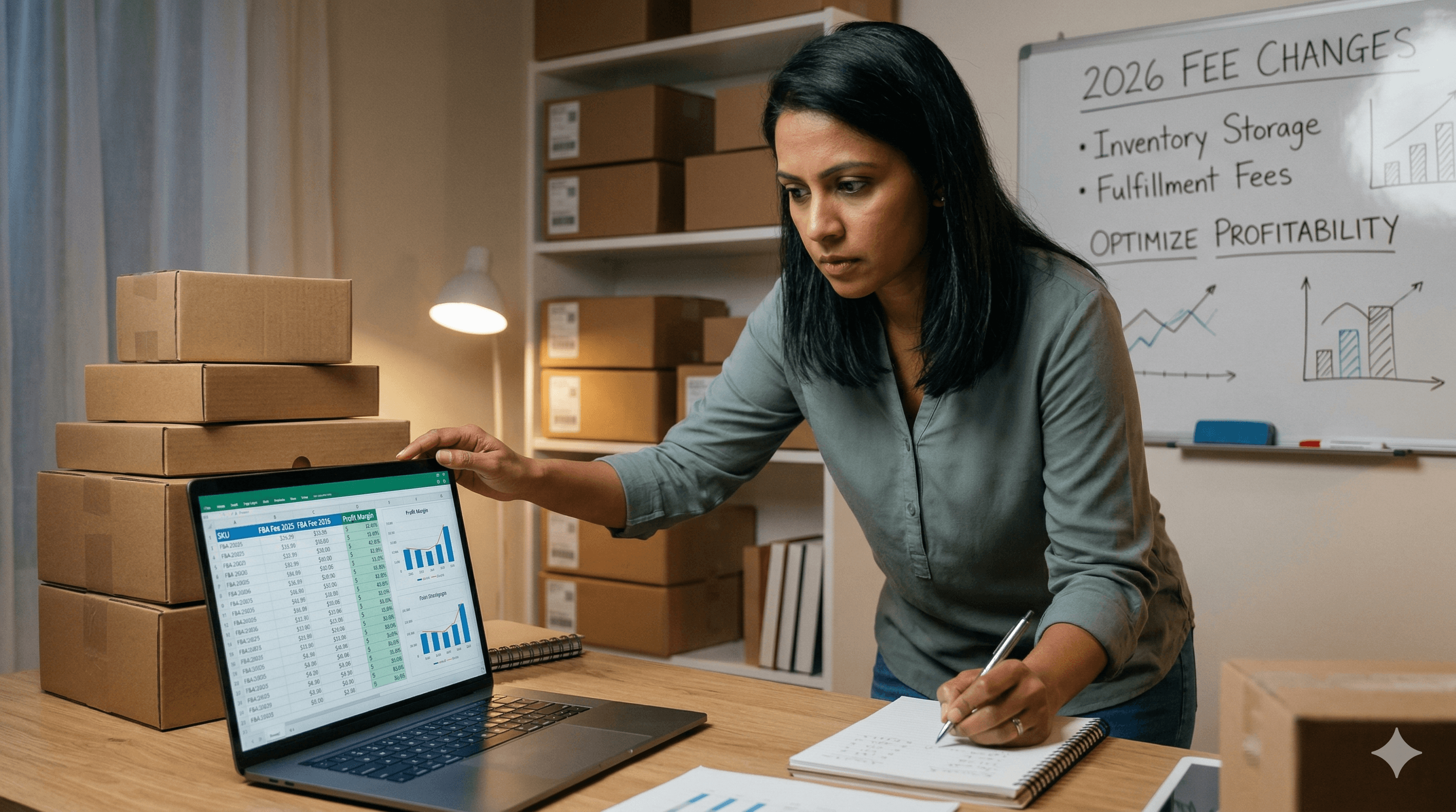 Amazon FBA fee increase 2026 illustration