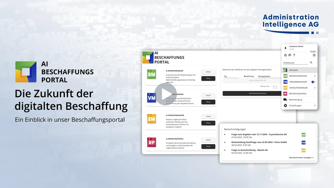 Video: Einblick in unser Beschaffungsportal