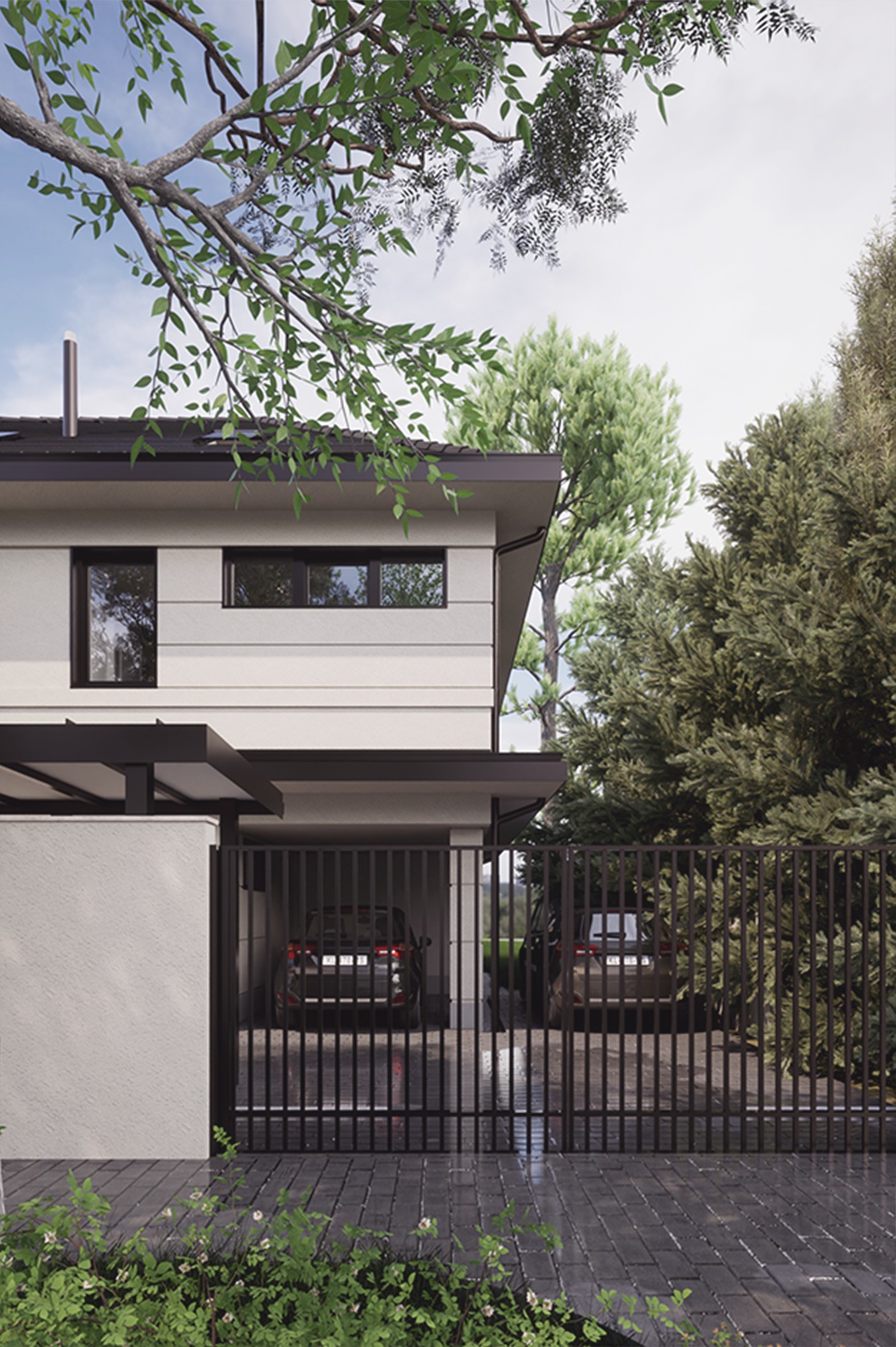 kortárs polgári villa