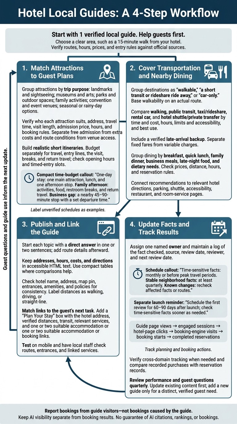 Hotel Local Guides: A 4-Step Workflow