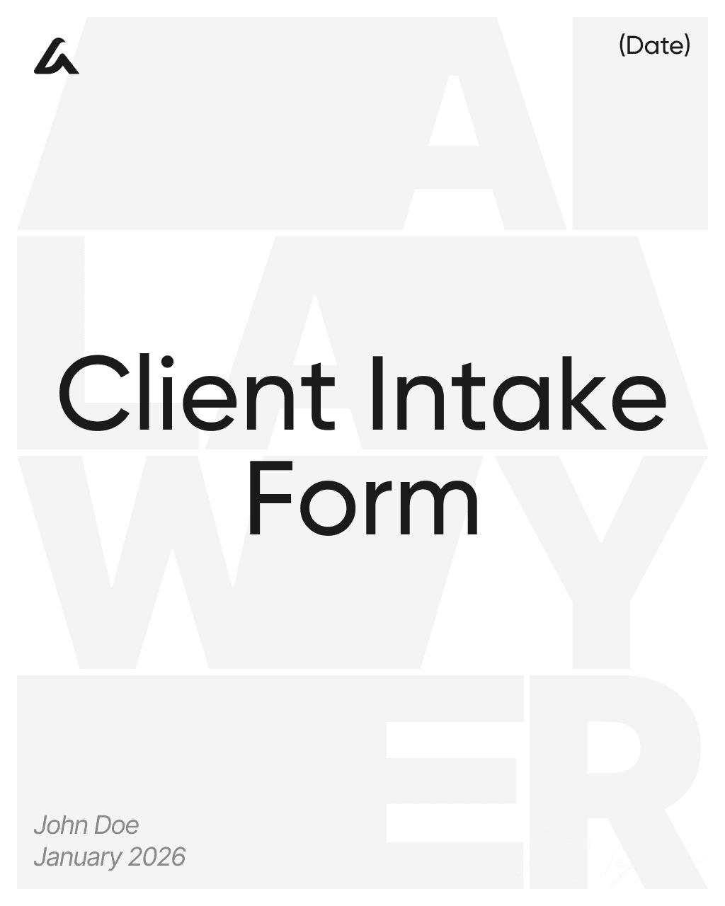 Client Intake Form