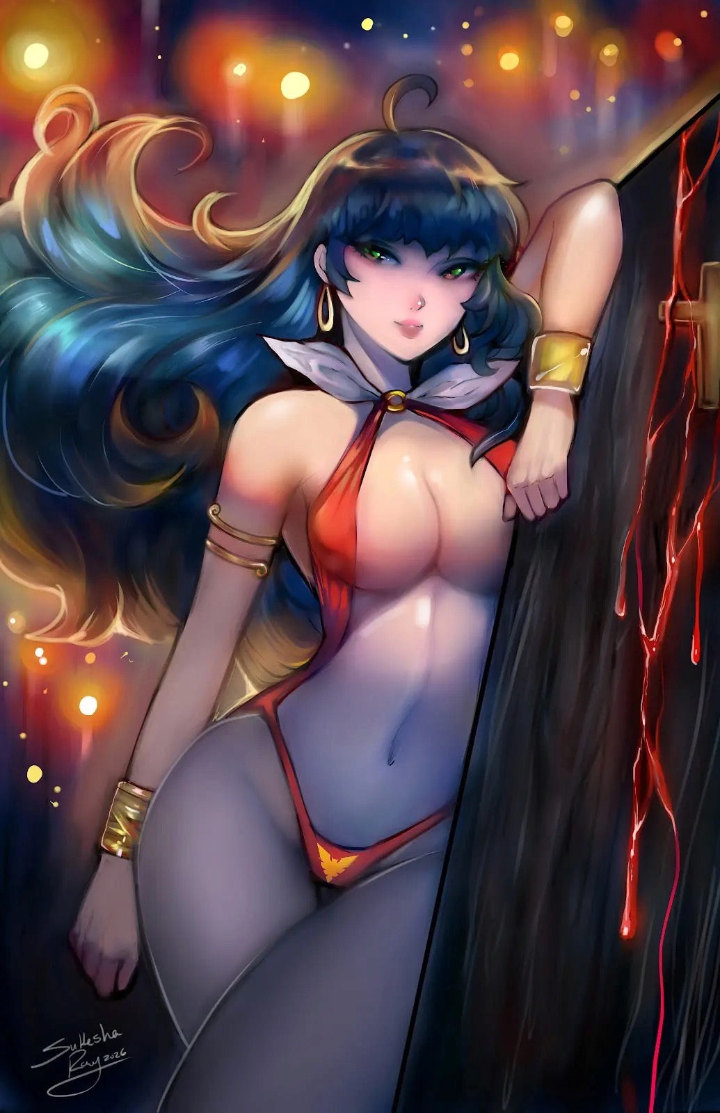 Vampirella Armageddon #8 Sukeisha Ray Big Dex Comics Exclusive Virgin Variant cover