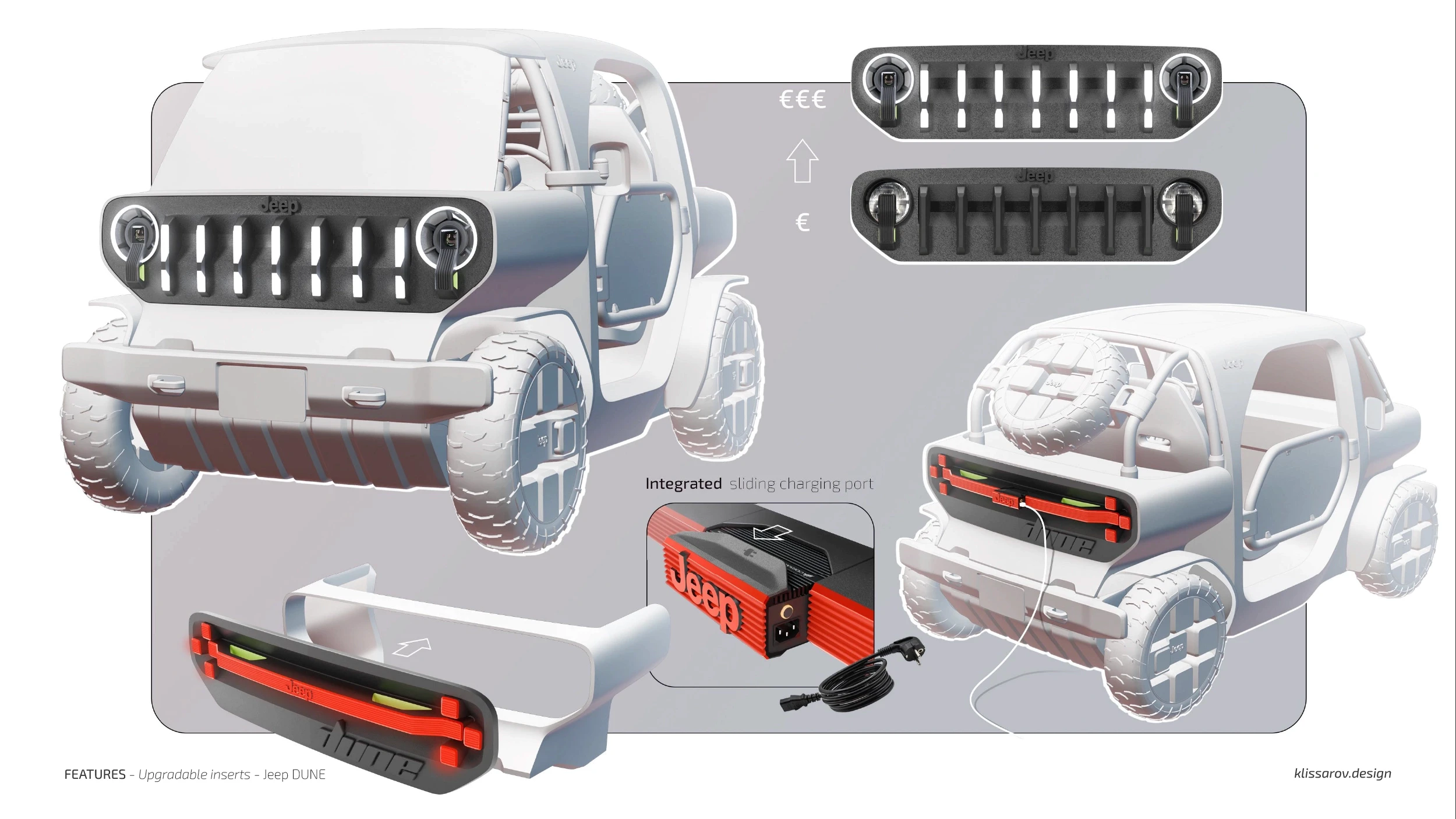 Jeep dune design features