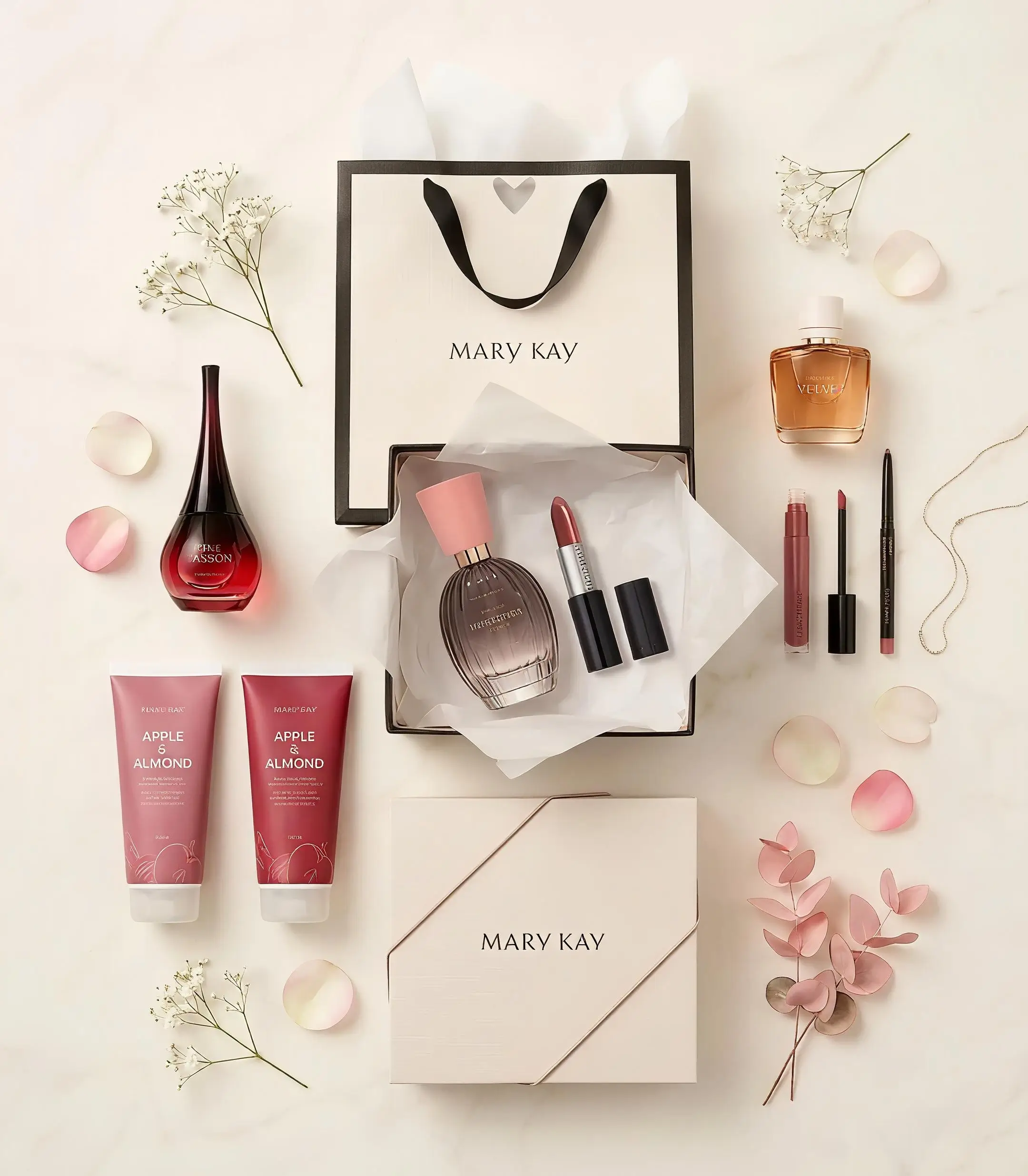 Seleção de presentes Mary Kay para o Dia das Mães com fragrâncias, maquiagem e autocuidado
