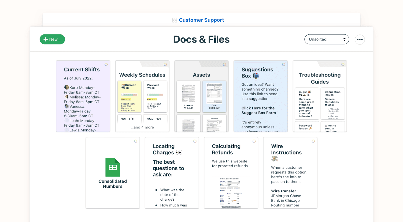 Store, share, and discuss files 