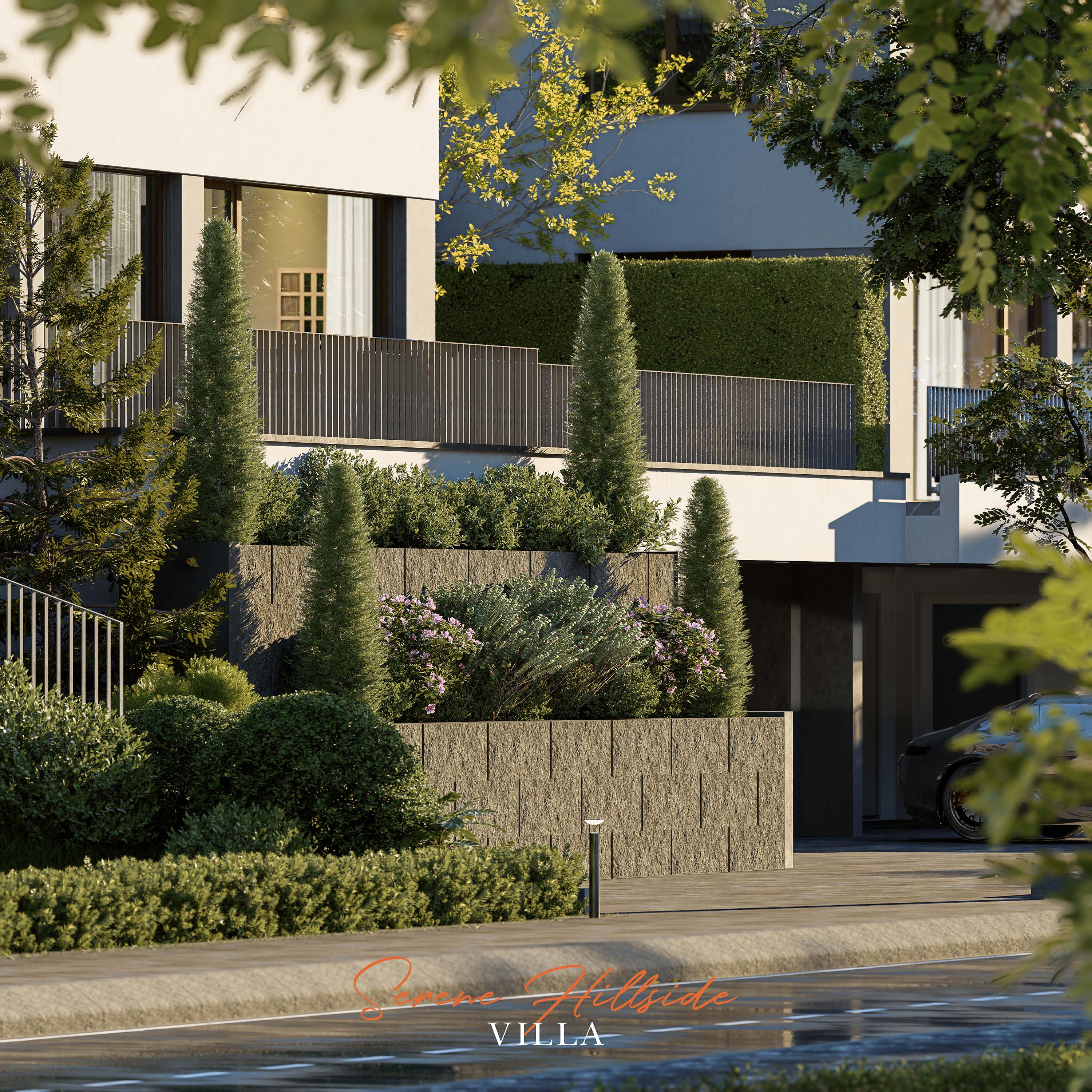 Serene Hillside Villa