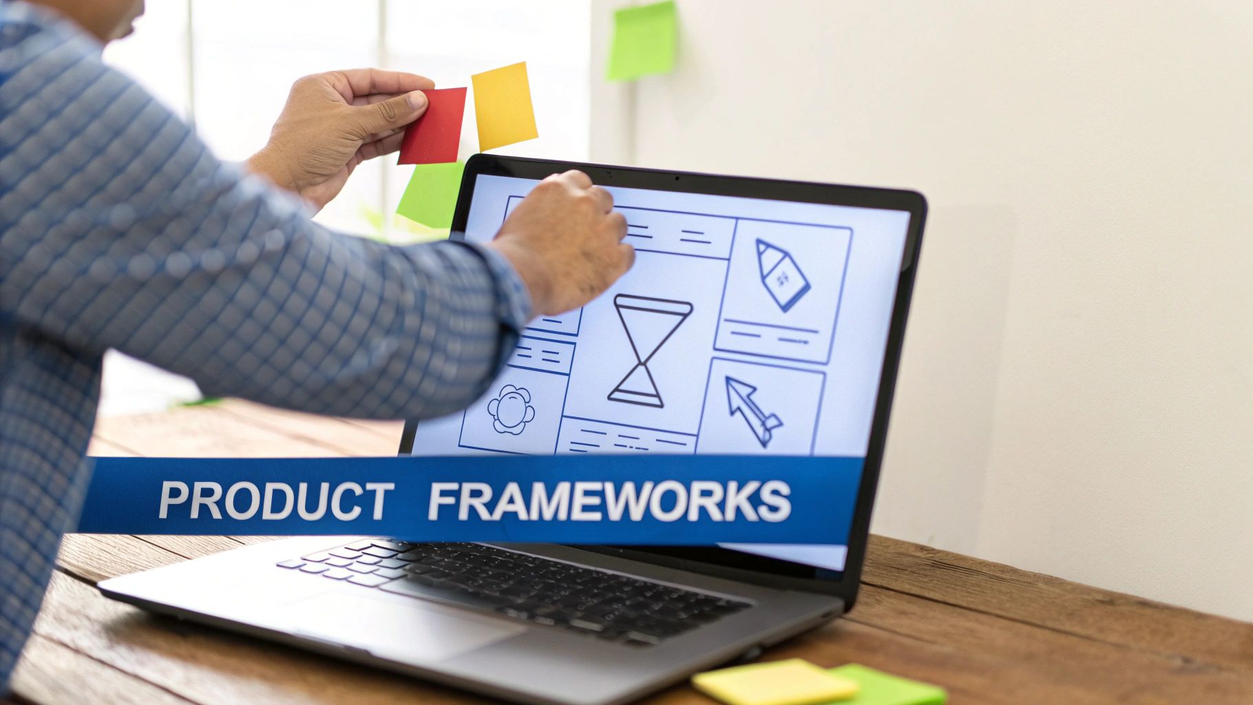 A diagram showing a framework for product decisions