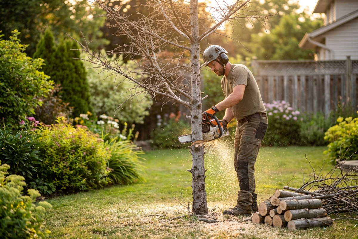 wycinka drzew, karczowanie