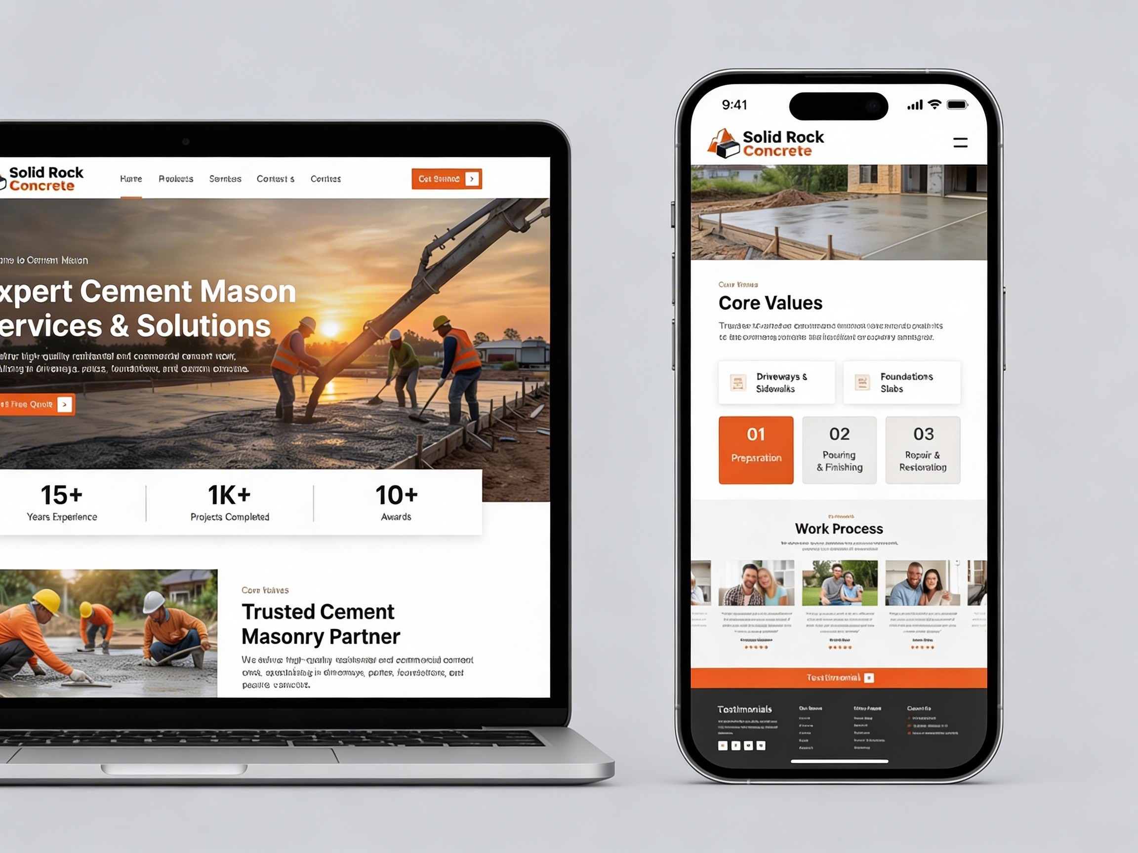 laptop and phone mockup