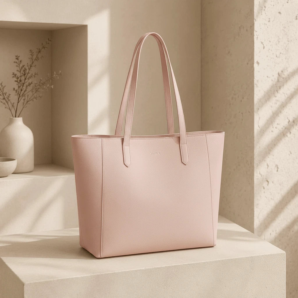 Haven Canvas Tote in Pink