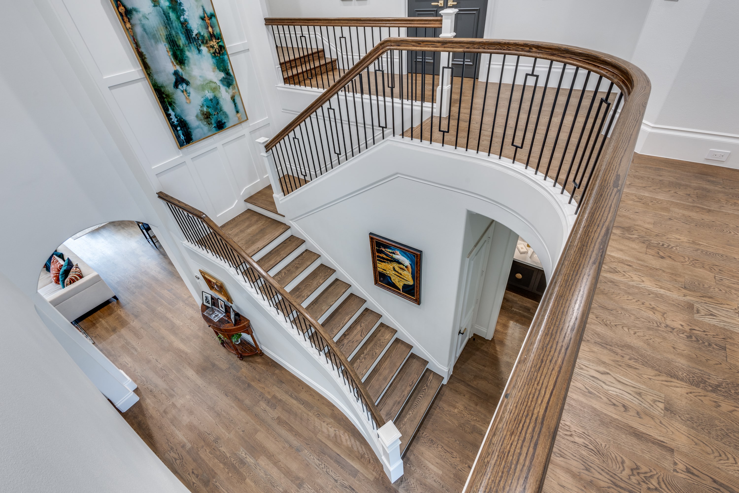 luxury stairwell remodel