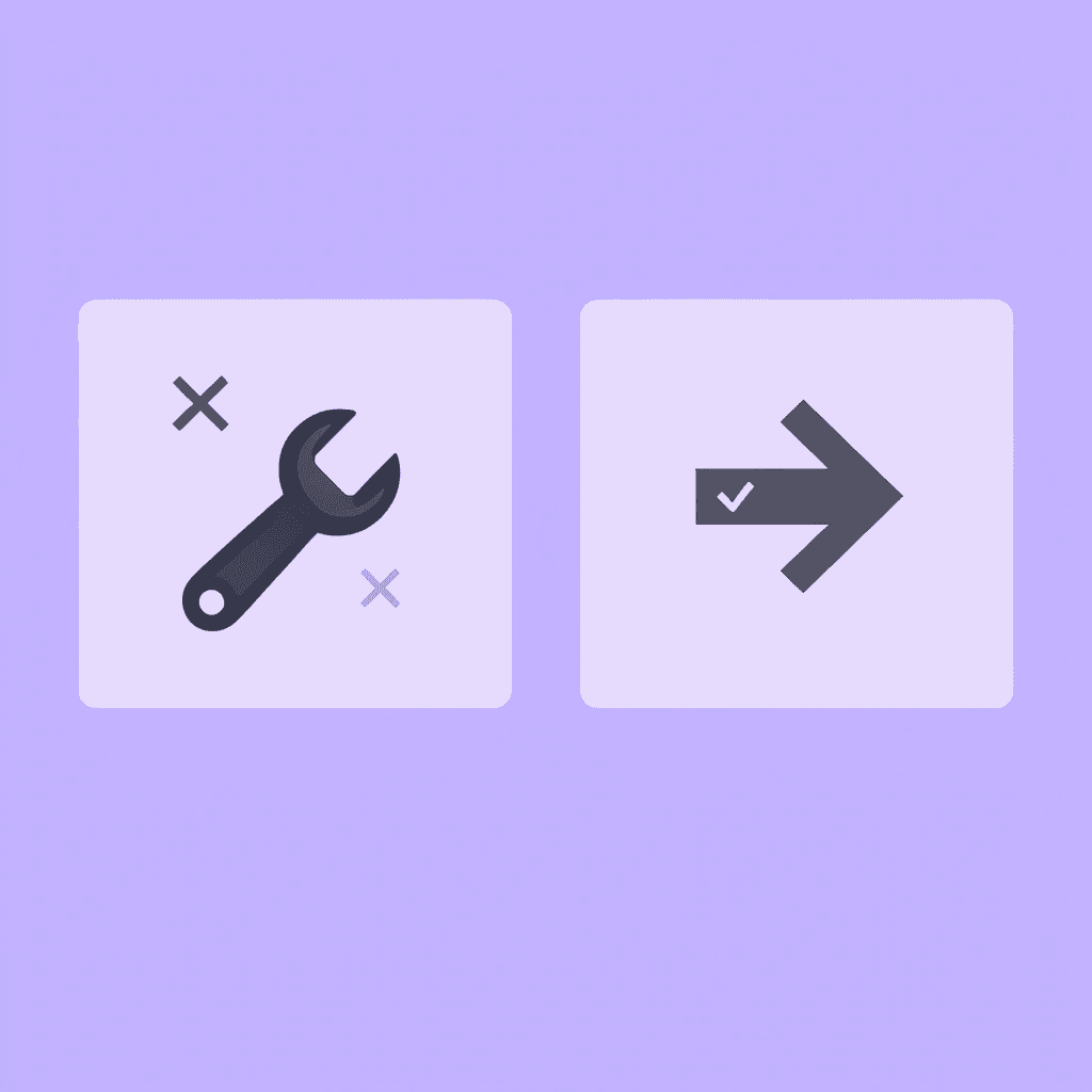 Before and after comparison showing complicated multi-agent setup transforming into reliable task coordination