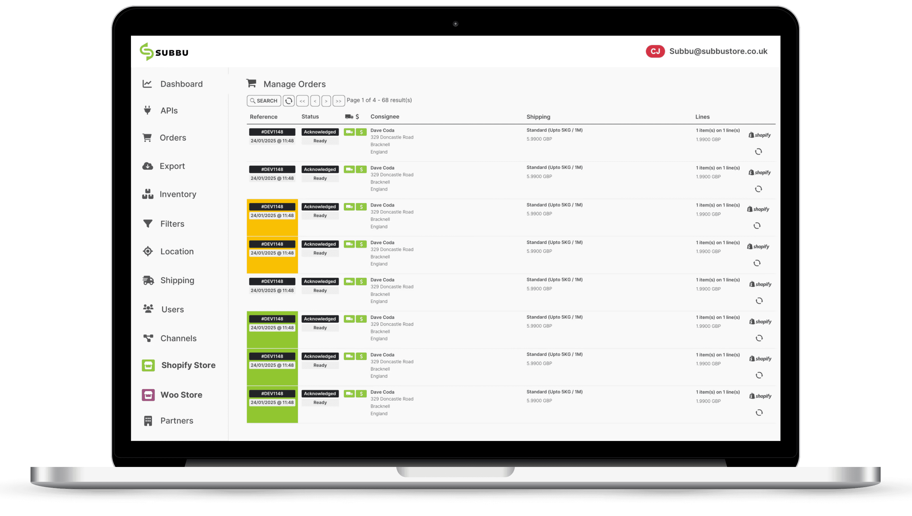 iPad Pro 11 - SAAS Dashboard