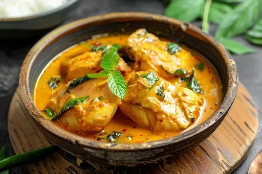 Coconut fish curry bowl