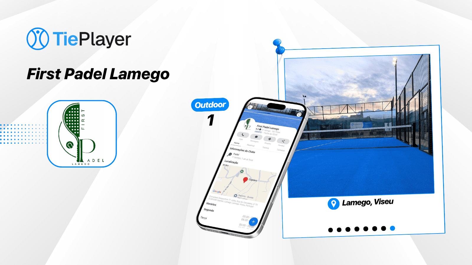 Reserva campo de padel no First Padel Lamego