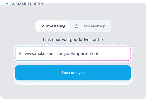 Bricksy scherm om een vastgoedadvertentie in te laden.