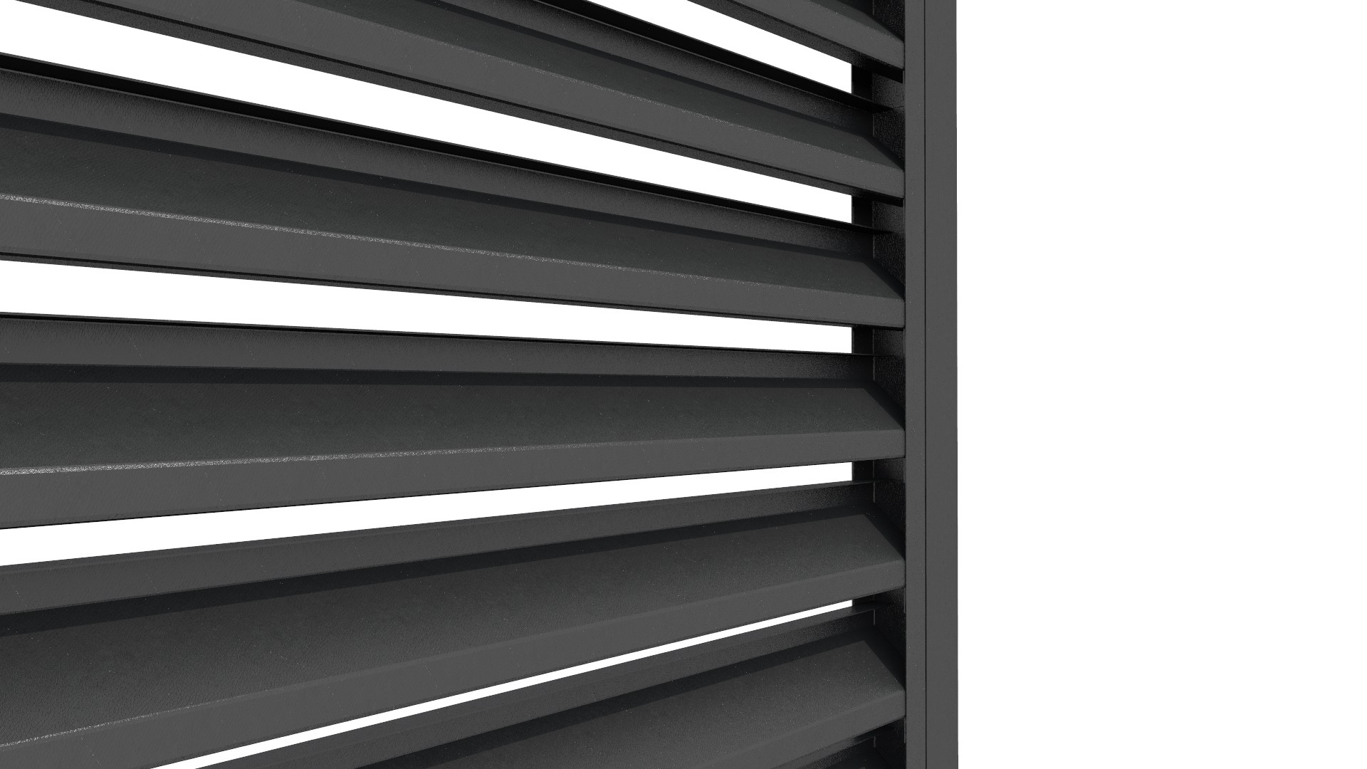 3D model metalne ograde