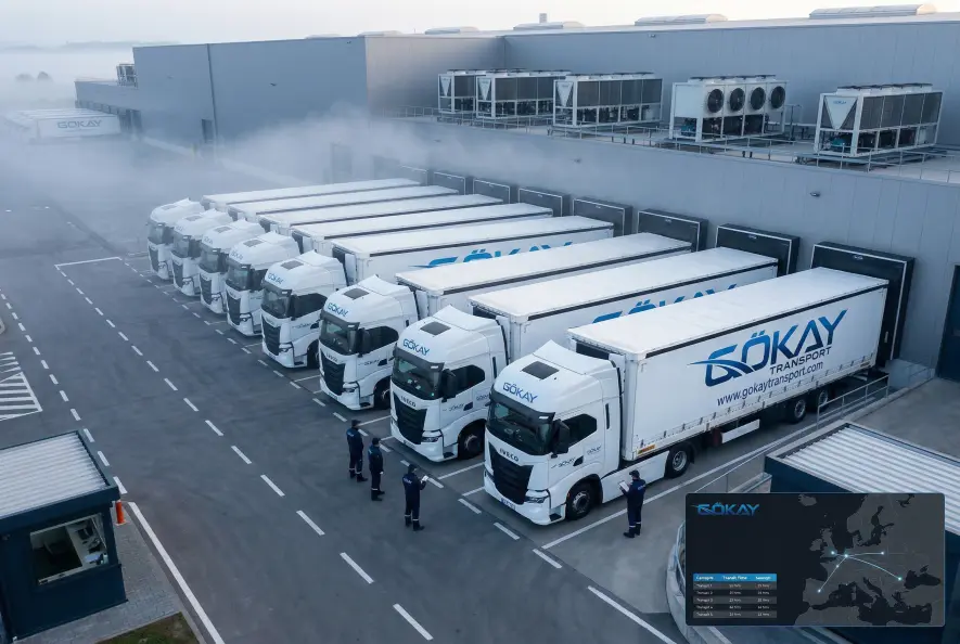 Gökay Transport frigo nakliye filosu ATP sertifikalı soğuk zincir araçlar