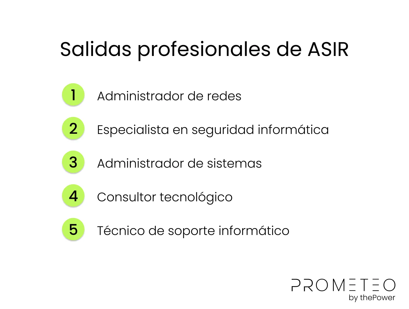 Salidas profesionales de ASIR