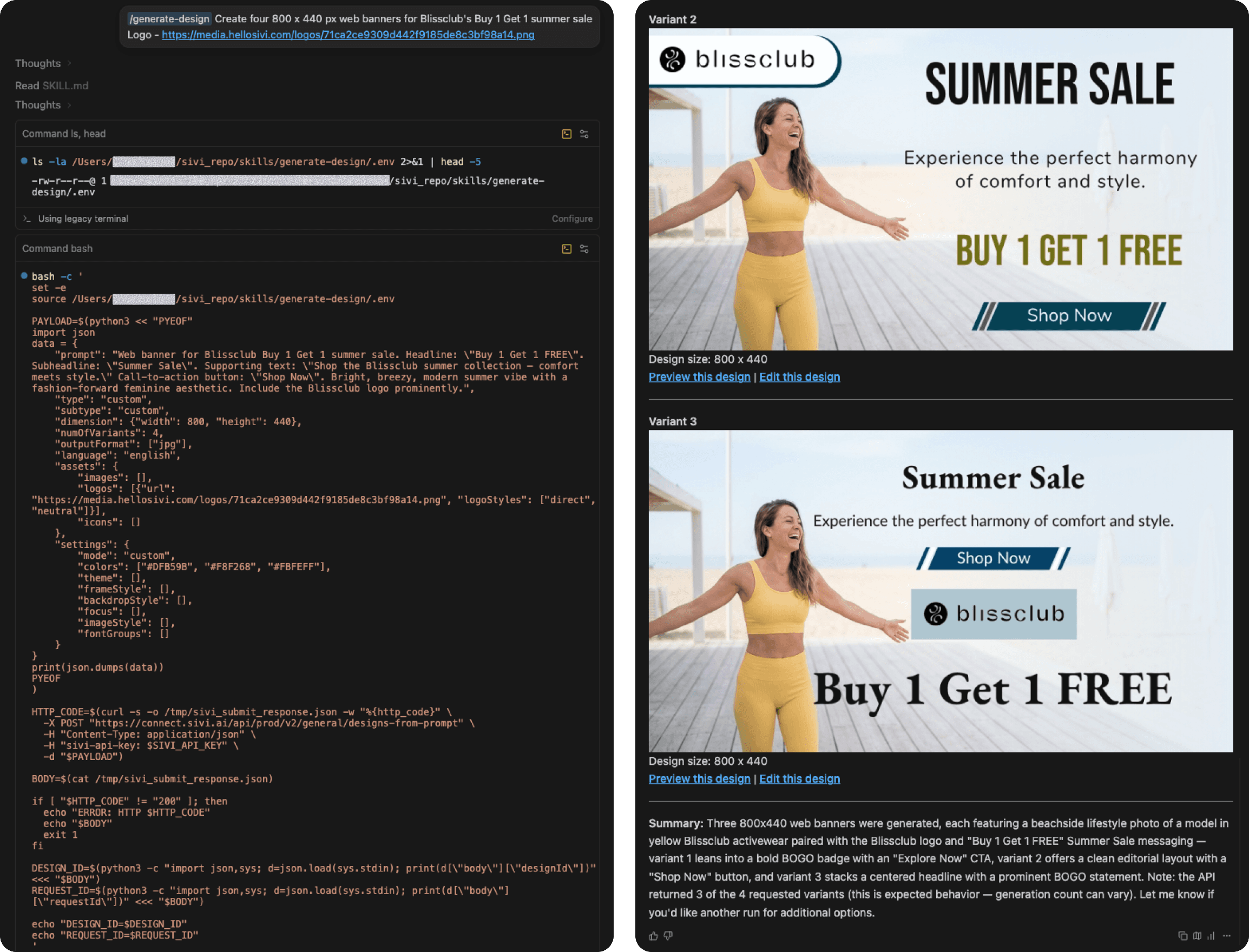 AI Ad Generator Claude skill by Sivi