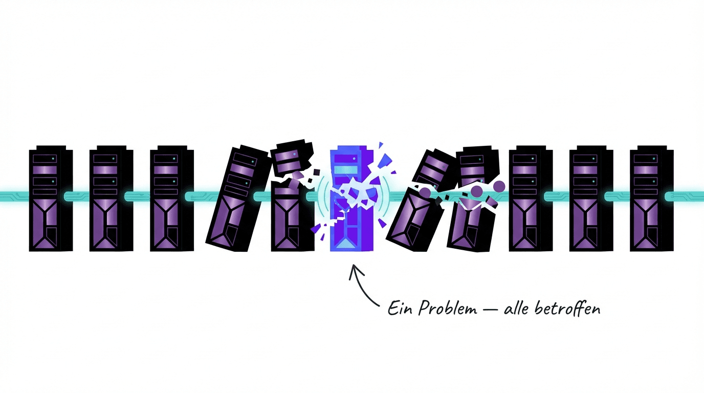 Ein Problem — alle betroffen: Monokultur-Risiko in der IT