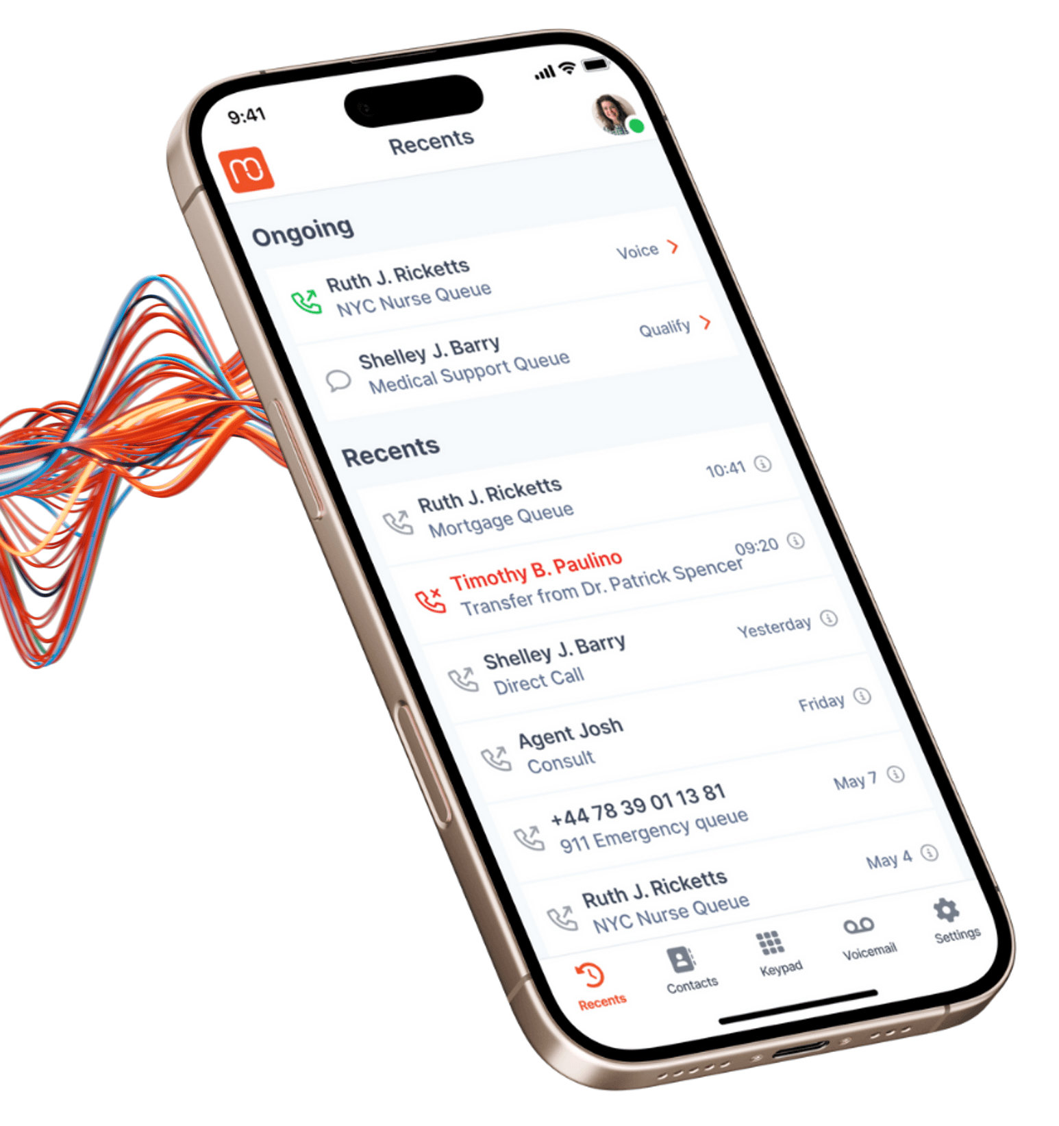 Mobile Office for Genesys Cloud screenshot
