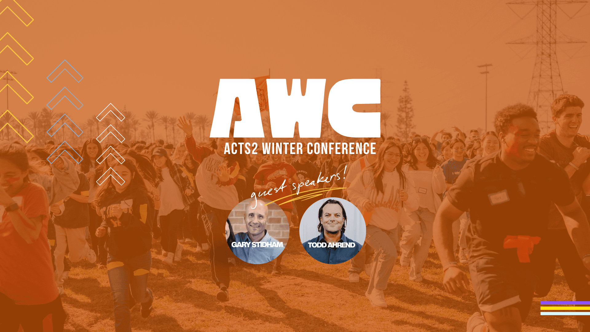 Students gathered at a conference