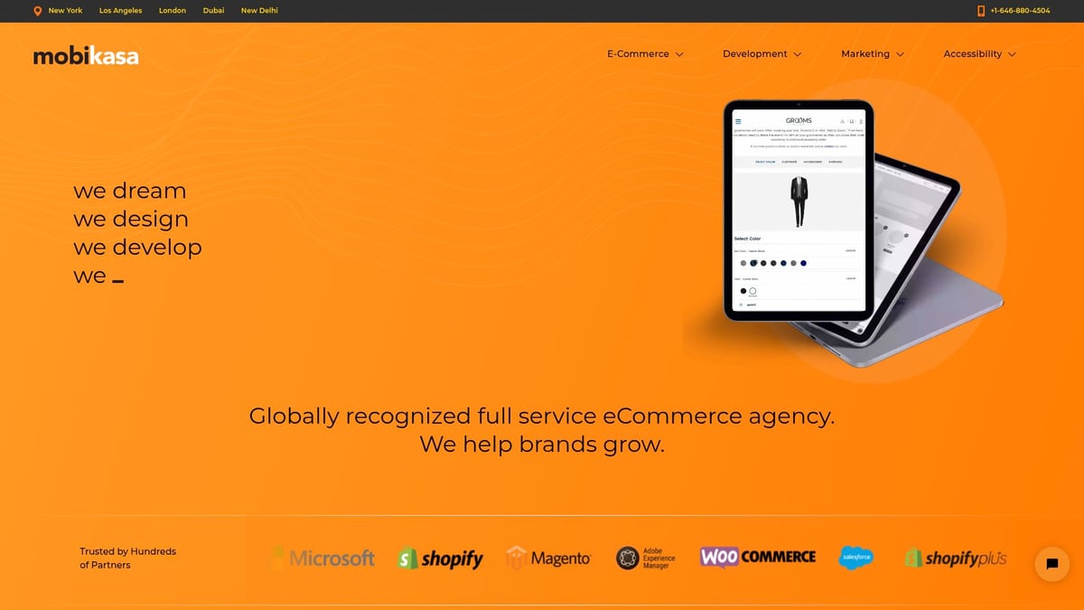 7 Essential Ecommerce Website Development Company Picks for 2025 - Mobikasa
