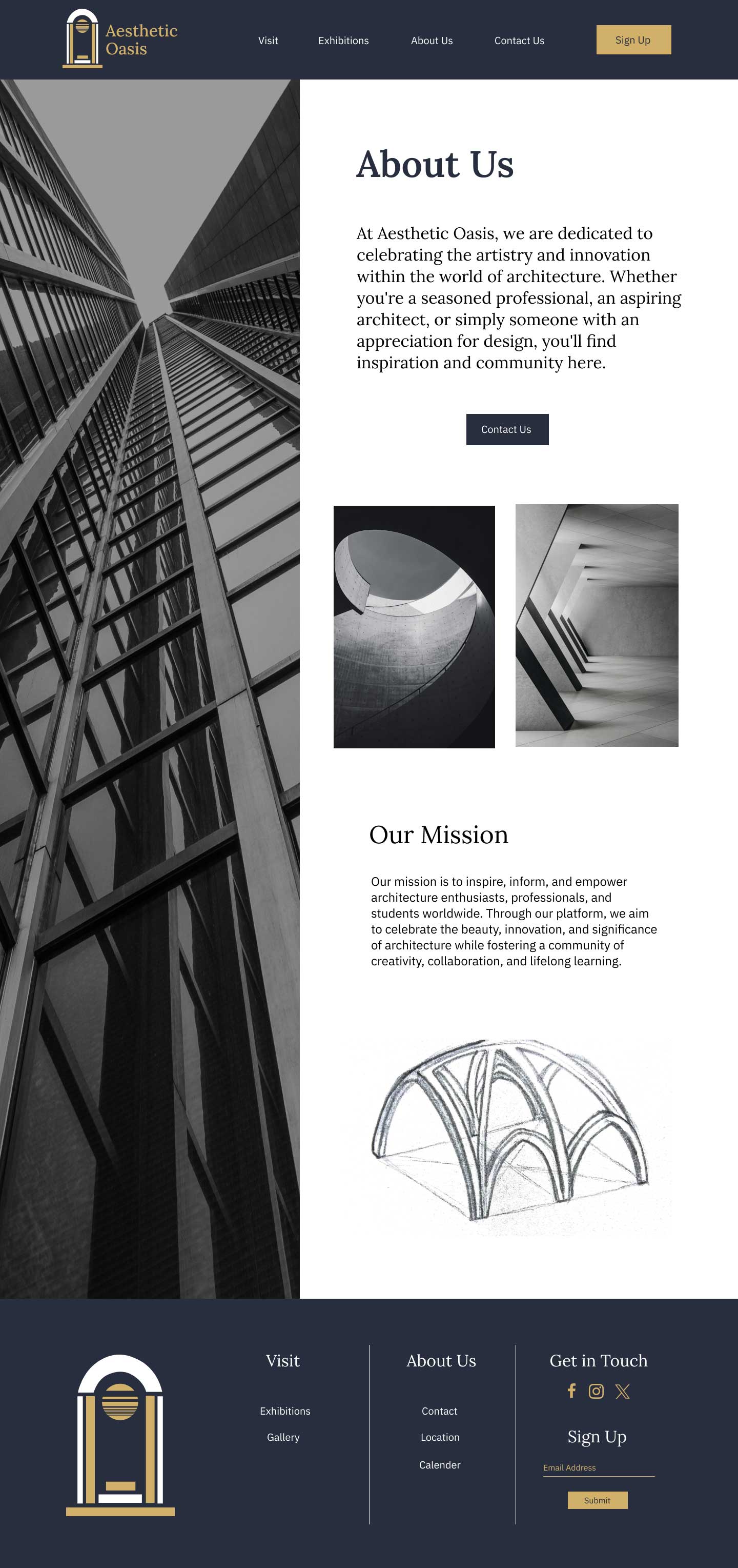 about us architecture museum website