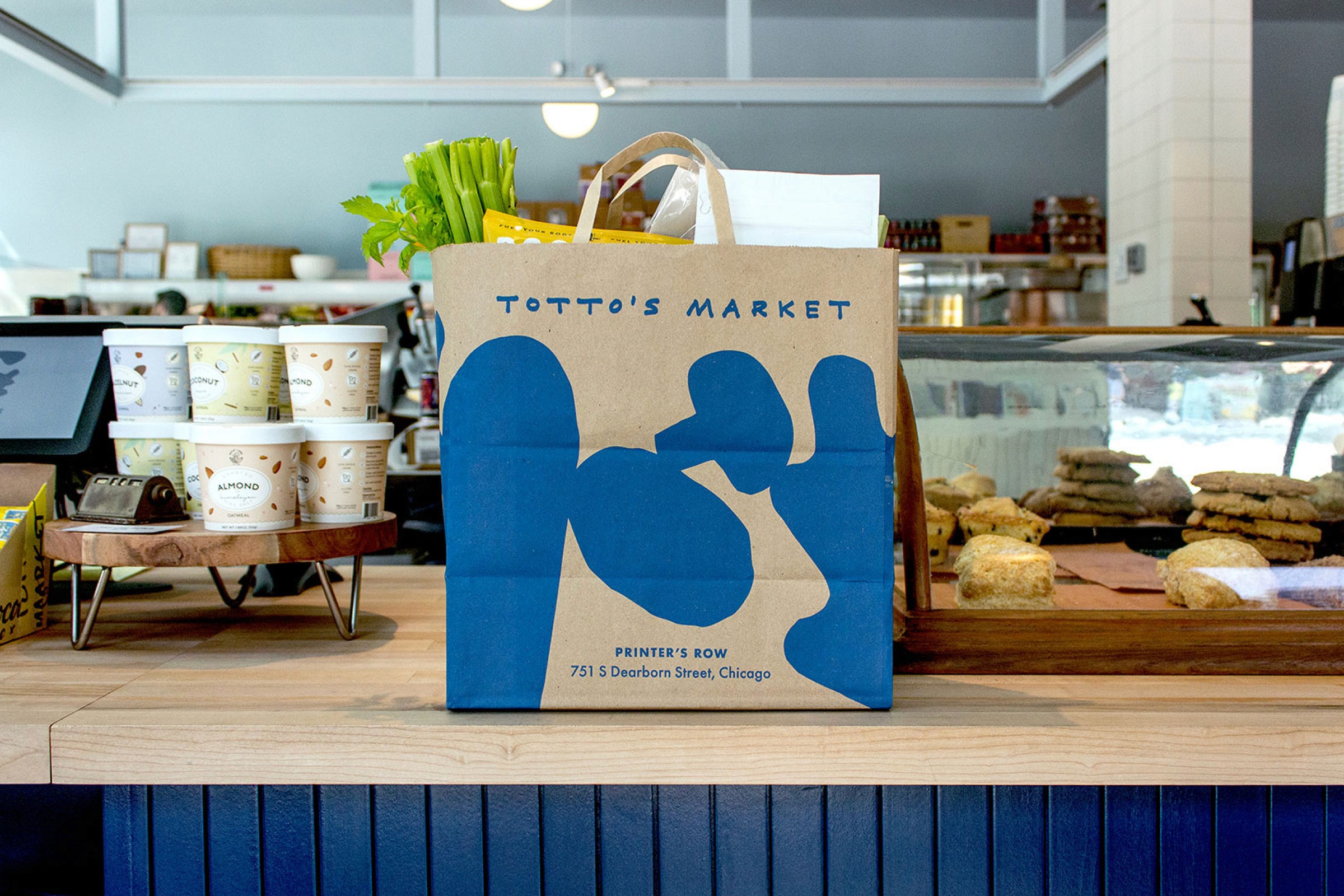 Totto's Market Chicago Brand Design