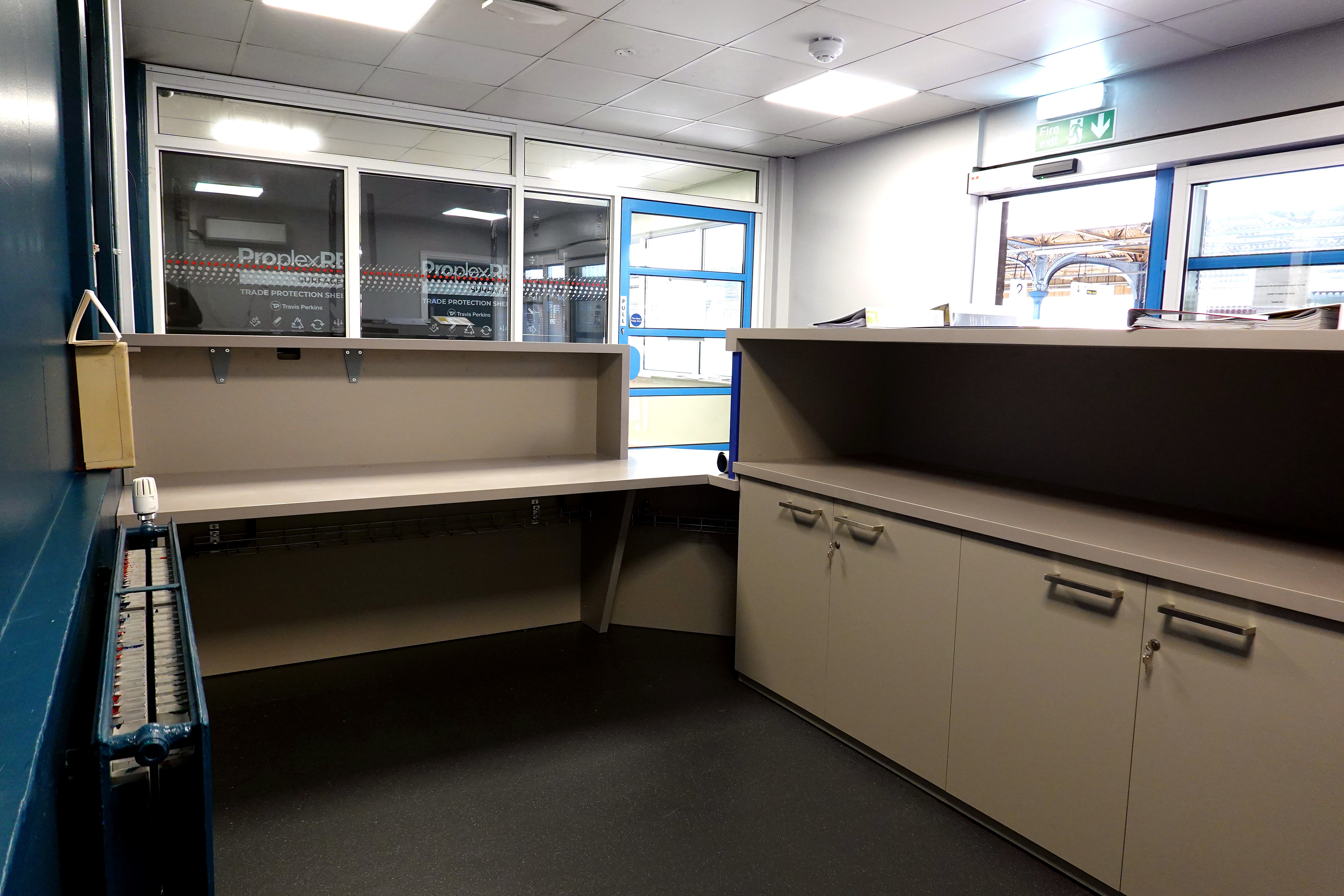 Warrington Bank Quay Station refit completed area