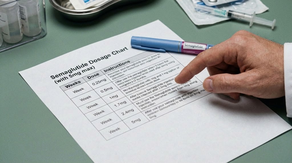 Semaglutide 5mg dosage chart