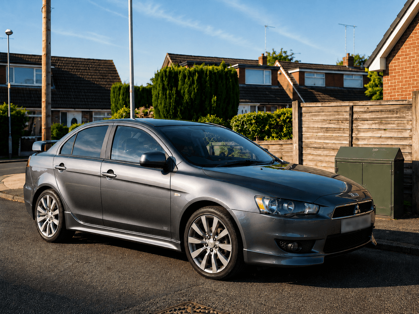 Grey Mitsubishi Lancer GS4 Sport after Paint Enhancement