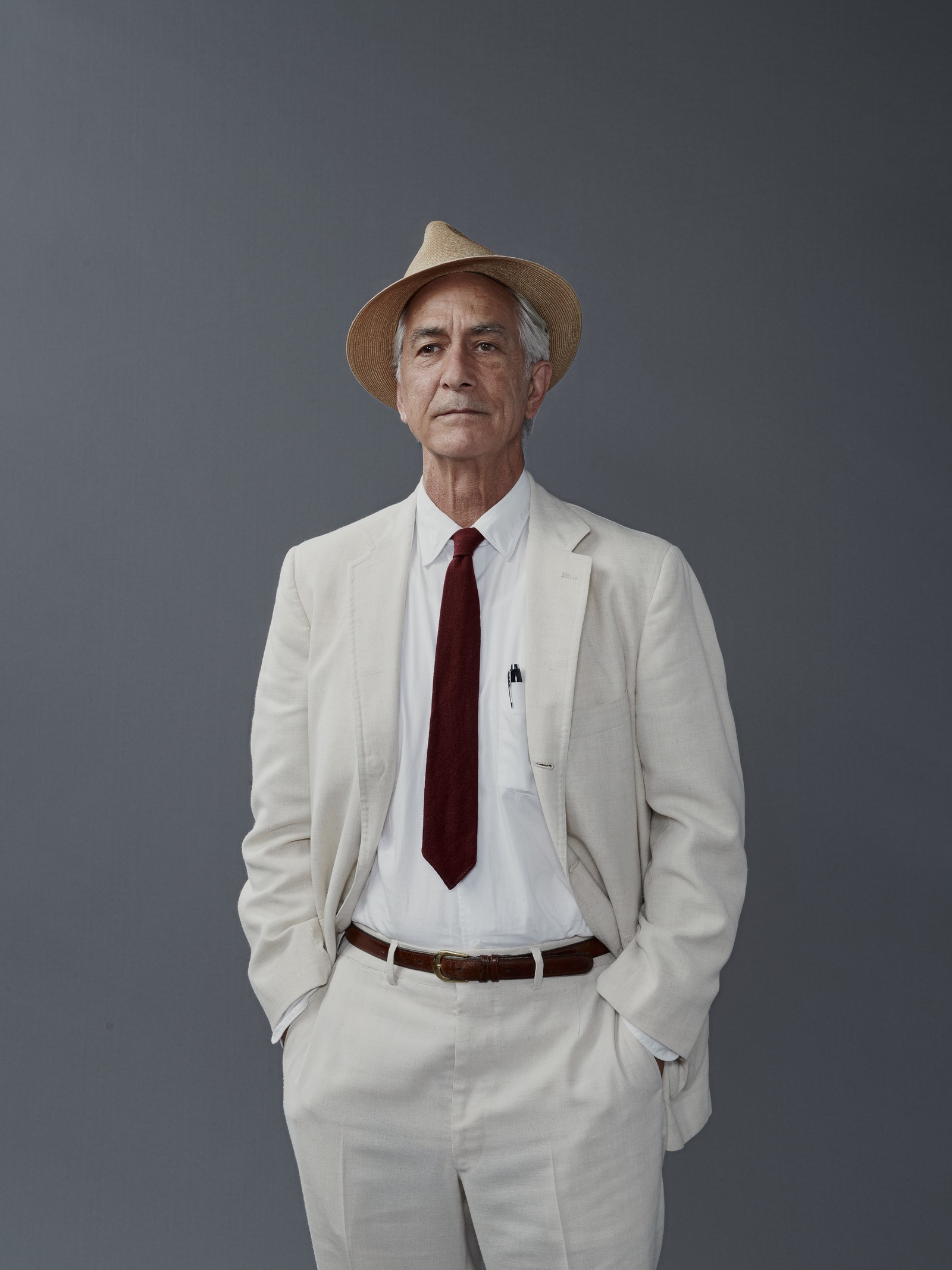 Actor David Strathairn against a seamless backdrop as Tom Milton in the feature film ‘Where the Crawdads Sing’.