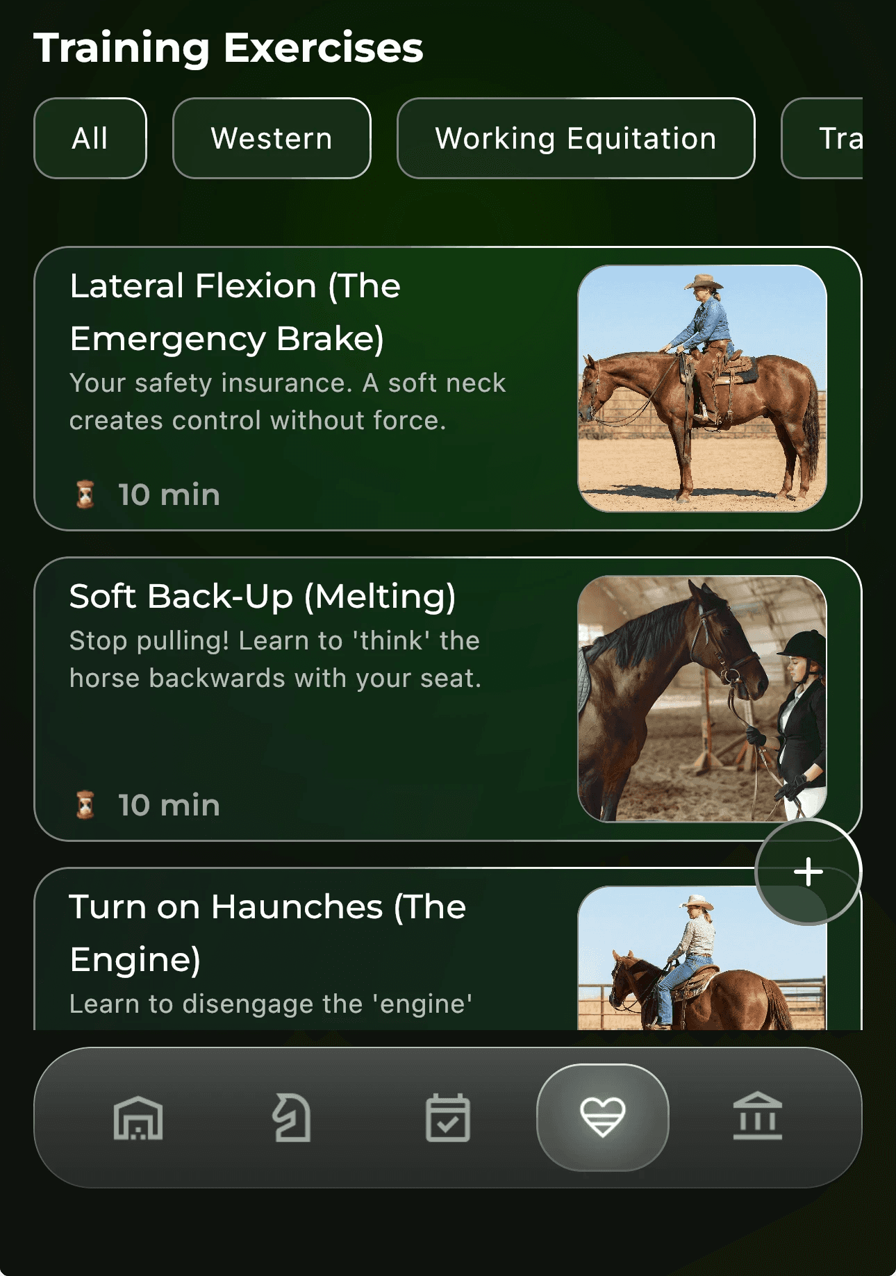 Training Page - ManeMap