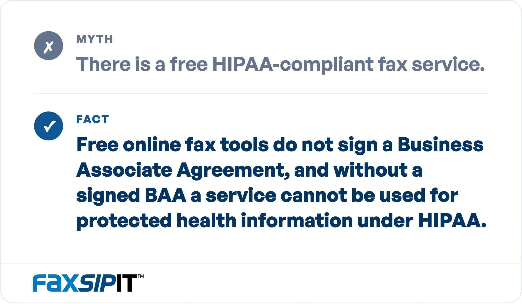 The most common compliance misunderstanding in online fax shopping.