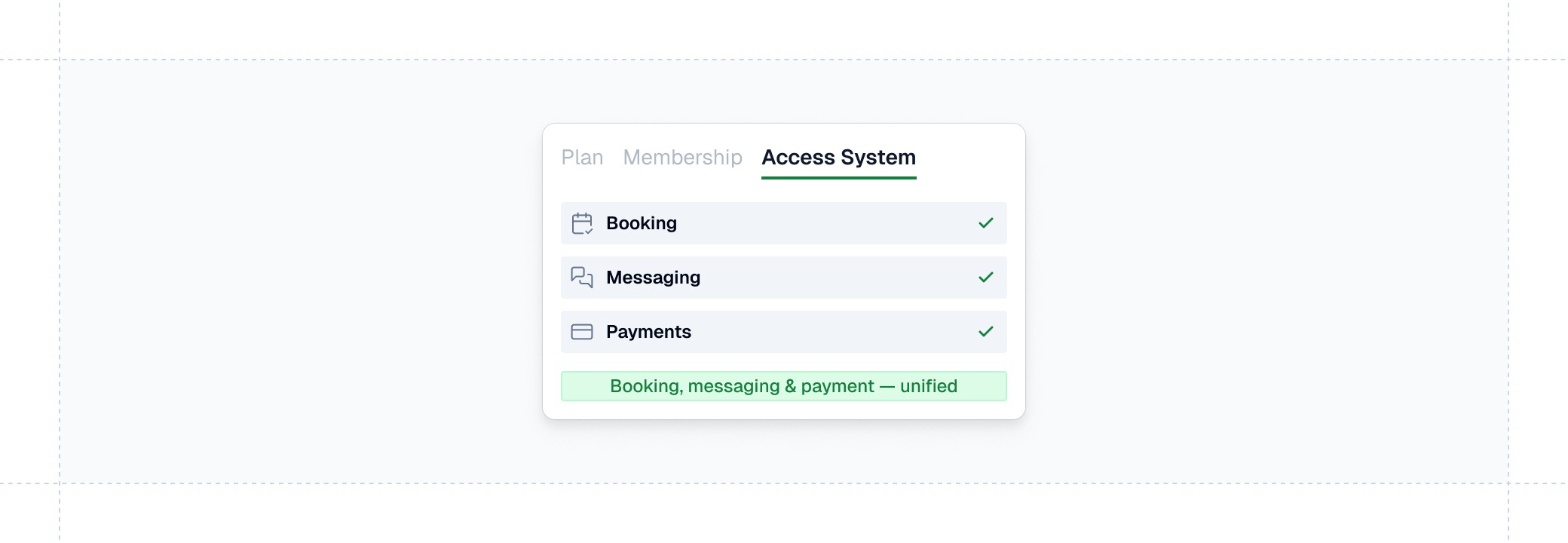 From plans to access systems