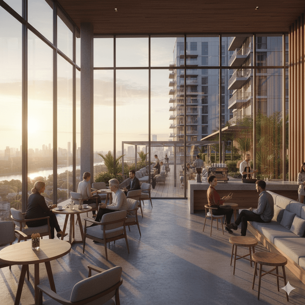 M3M Antalya Hills Sector 79, Gurgaon Cafes