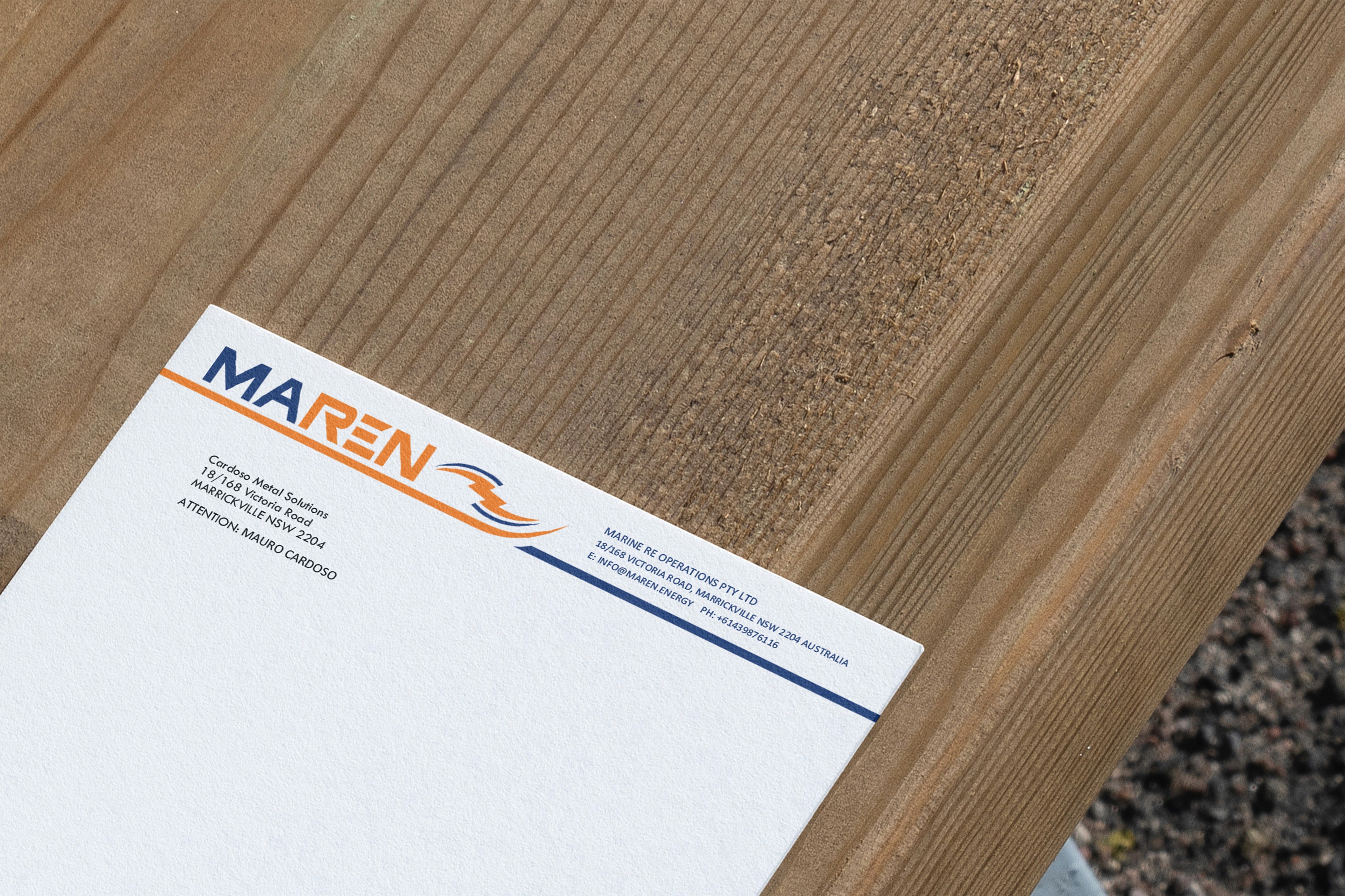 MAREN Renewables Letterhead