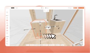 Move Objects in 3D Tiny House Designer software