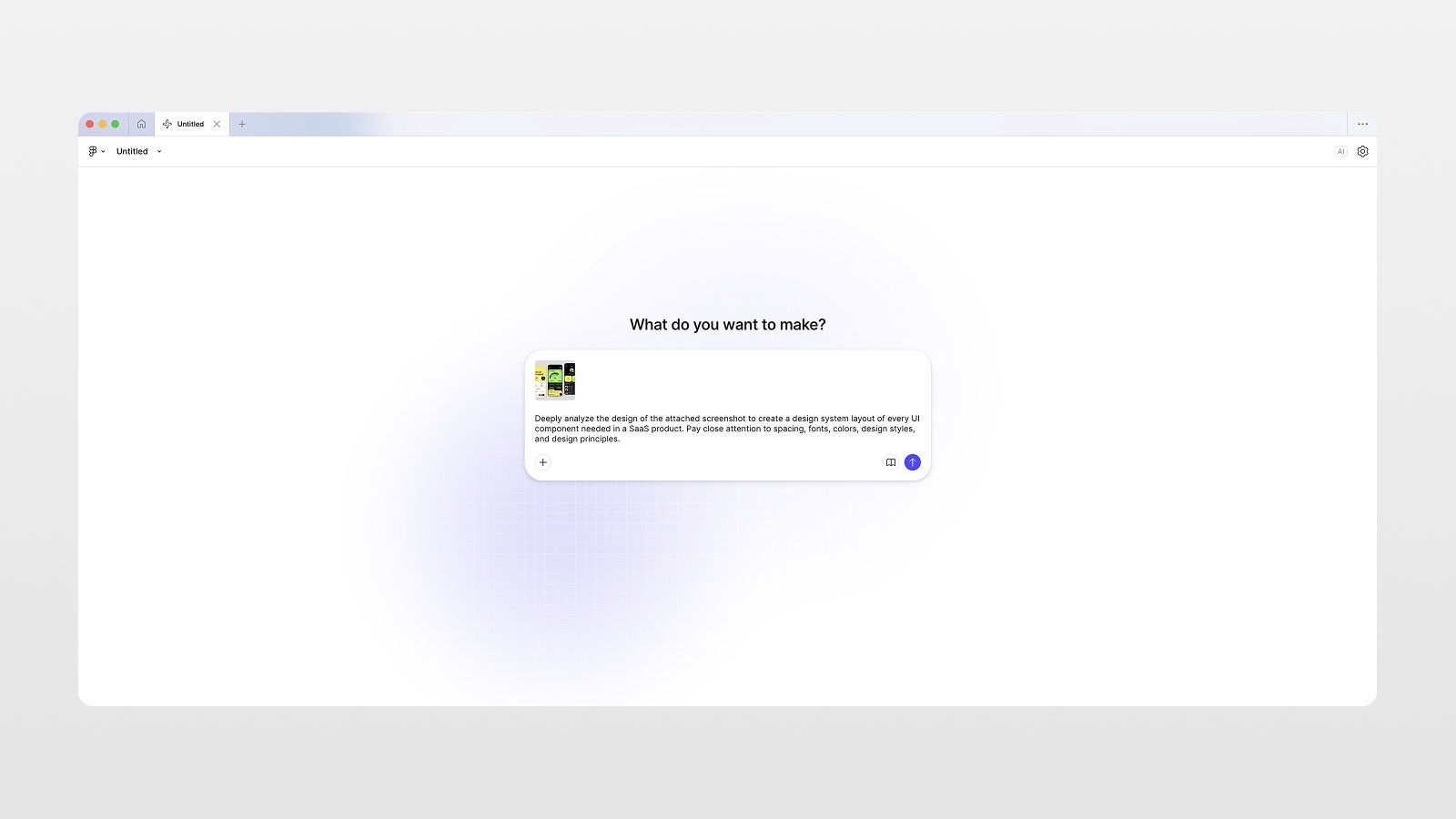 Uploading UI Design Screenshots to Figma