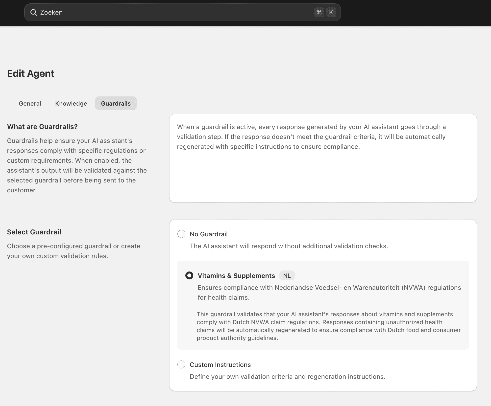 Add knowledge with one click laintern shopify dashboard