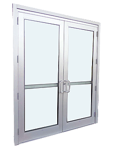 glass aluminum doors