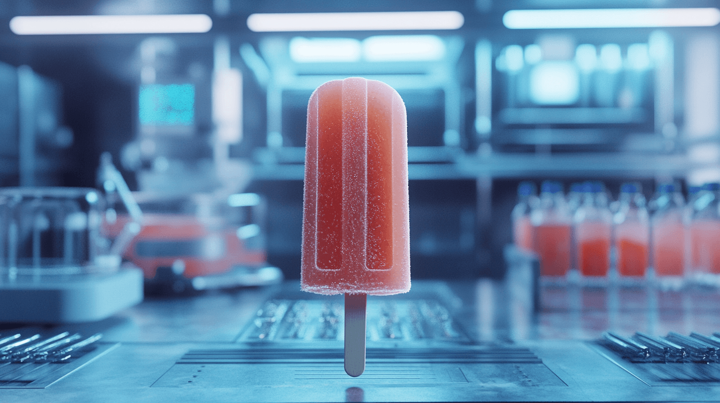 Lab technician kept a small chemical bottle in a stand